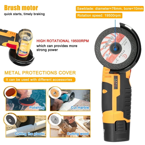 Angle ,Handheld Cutter Ceramic Cutter Ceramic Tile Tool Handheld Cutter Ceramic Tile Wood 19500rpm Tool Handheld Wood Stone Steel Wood St Steel 12.0v Dsfen Laoshe Adben Multicolor host