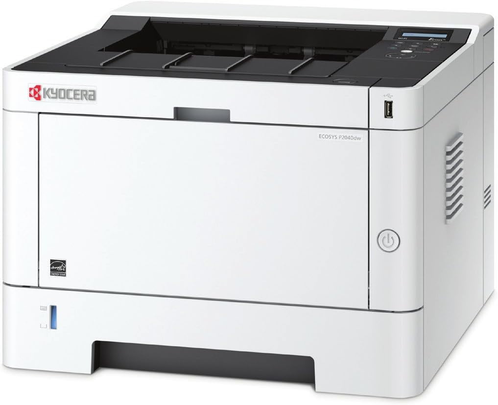 Kyocera ECOSYS P2040dw Monochrome Laser Printer – 42 PPM, Duplex, Wireless & Wi-Fi Direct, 1200 dpi Print Resolution, 256 MB Memory