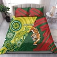 thumbnail image 3 of Custom Bangladesh And Australia Cricket Bedding Set Kangaroo Tiger Together, 3 of 7