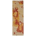 thumbnail image 5 of SAFAVIEH Soho Cyprus Abstract Wool Runner Rug, Beige/Multi, 2'6" x 8', 5 of 10