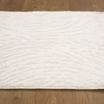 thumbnail image 4 of Luxe Weavers Artistic Abstract Wave Ivory 2x7 Indoor Runner Rug, 4 of 7