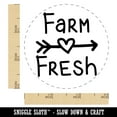 thumbnail image 2 of Farm Fresh Arrow Heart Egg Chicken Rubber Stamp - Small 3/4 Inch, 2 of 7