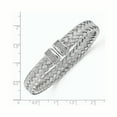 thumbnail image 2 of Sterling Silver CZ Woven Flexible Cuff, 2 of 2