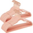 thumbnail image 1 of Velvet Hangers Clothes Hangers with Shoulder Notches Pants Bar Ink UCRFB, 1 of 7