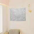 thumbnail image 3 of Hirioo Silver Glitter Print Tapestry Lightweight Fabric for Bedroom Aesthetic Home Wall Dorm Décor Living Room Decor 29x37 Inch, 3 of 8