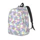 thumbnail image 1 of Disketp Sea Turtles print Canvas Backpack Lightweight Travel Daypack Student Rucksack Laptop Backpack-Small, 1 of 5
