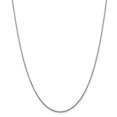 thumbnail image 1 of 1.45 mm x 16 in. 14K White Gold Solid Diamond-Cut Cable Chain, 1 of 1