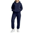thumbnail image 6 of Women's Oversized Hoodie & Sweatpants Set - Cozy Matching Loungewear Tracksuit with Kangaroo Pocket, 6 of 6