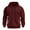 Wine, variant on TOWED22 Men Hoodie Sweatshirt Casual Solid Color Hooded Sweater with Pockets Top Hoodie(Wine,XL)