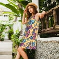 thumbnail image 2 of KLL Butterfly 3 Pattern Womens Summer Dresses 2025,Loose Round Neck Sleeveless Sundresses Tank Dresses with Pockets, 2 of 7