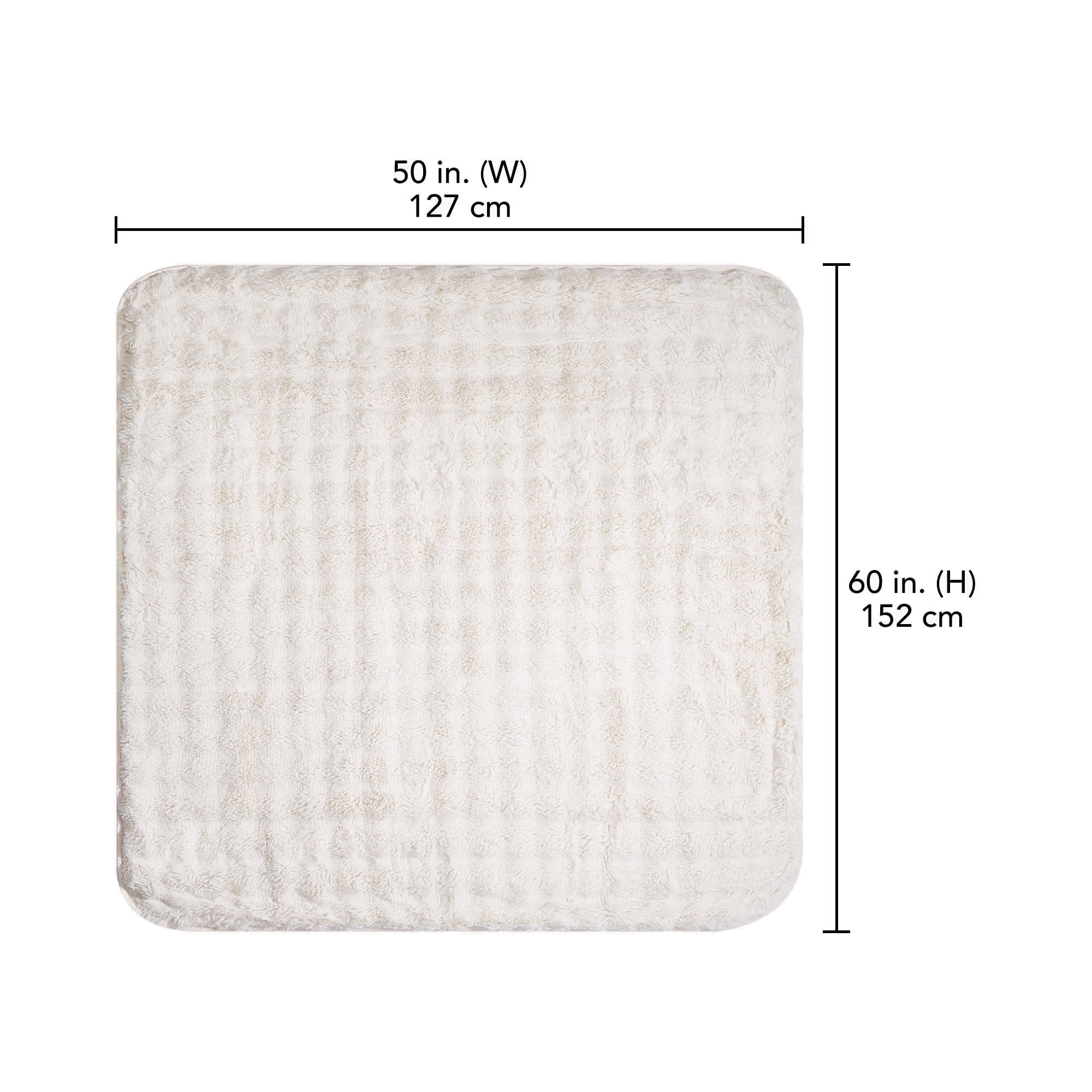 Holiday Time Cloud Bubble Faux Fur Throw
