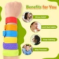 thumbnail image 6 of Fidget Toys Slap Bracelets for Sensory Relief, Textured Wearable Accessories for Kids with ADHD and Anxiety, 6-Pack for Focus and Calming, 6 of 6