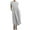 Gray, variant on QLEICOM Summer Dress for Women Solid Sleeveless Cotton Linen Dress, Casual Loose Baggy Kaftan Long Dress with Pocket, Hawaiian Beach Dress Sundresses Coffee 5XL