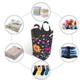 thumbnail image 4 of Xecao Cinco De Mayo Floral for Laundry Basket,Collapsible Large Laundry Hamper,Wash Bag for Laundry Room, Rolling Laundry Basket with Handles, 4 of 5