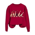 thumbnail image 4 of WEAIXIMIUNG Sweat-Shirt pour Femmes Tendance avec Col Sweat-Shirt de Noël pour Femmes Imprimé Animal Ferme, 4 of 4