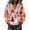 Light Purple #43, variant on WULMLEO Hoodies for Women Corduroy Quarter Zip Drawstring Hooded Long Sleeve Skeleton Tops Halloween Printed Fall Hoodie Oversized Spooky Sweatshirts with Big Pocket Purple M