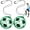 Green, variant on 2PCS Football Kick Trainer Soccer Ball Trainer Net Kicker, Fits Ball Size 3, 4, 5, Solo Soccer Kick Practice Training Aid Soccer Return for Youth Adults(Red)
