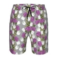 thumbnail image 3 of Logiee Rose Flowers Print Mens Swim Trunks Quick Dry Board Shorts,Breathable Hawaii Beach Shorts Swimwear Bathing Suits-3X-Large, 3 of 6
