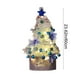 thumbnail image 3 of xihome Árbol de Navidad artificial azul de 152 cm con luces y adornos, decoracin navideña de mesa para interiores, fiestas, ventanas o pasillos., 3 of 8