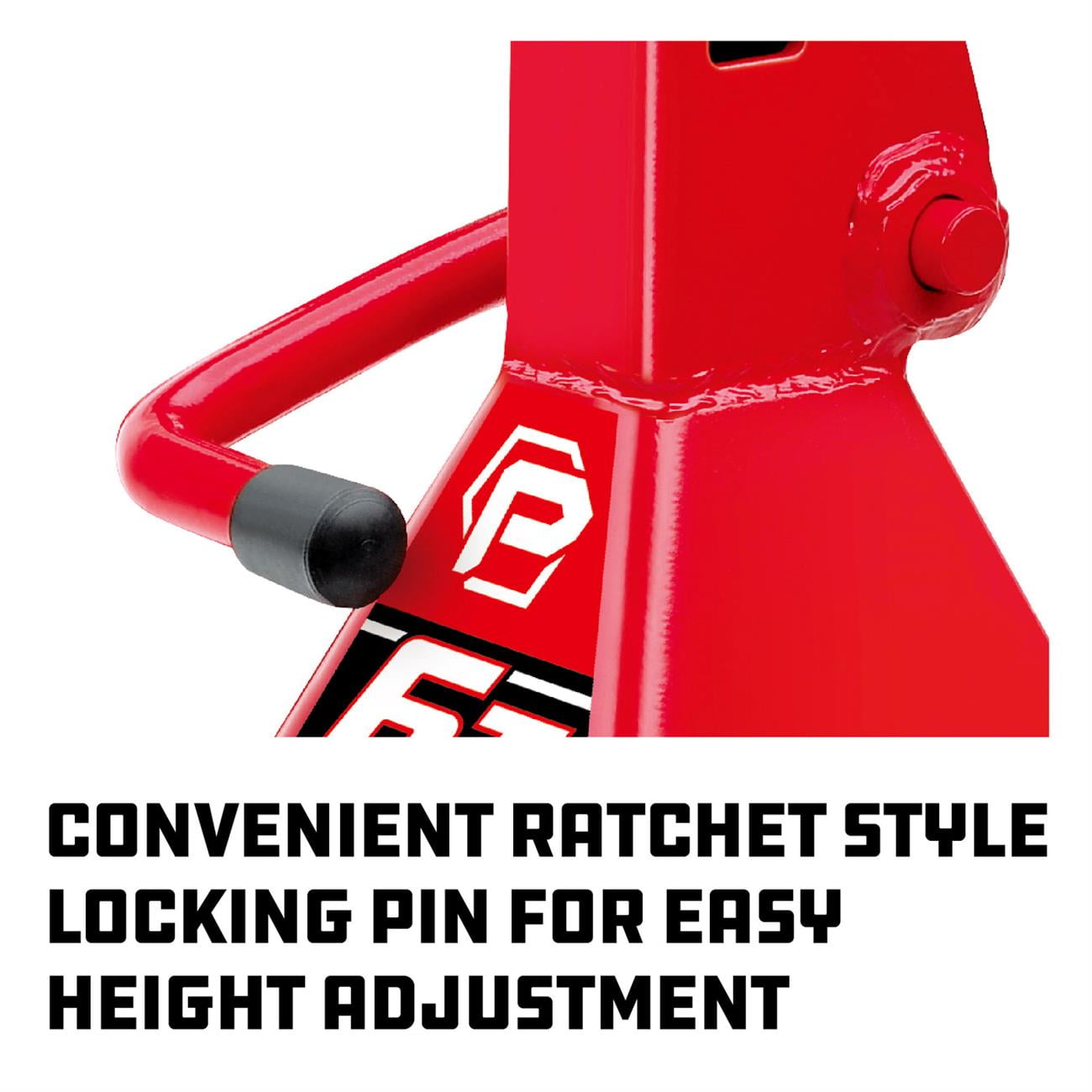 Jack Stand Storage Rack Wall Mount and 6-Ton Jack Stands