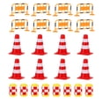 thumbnail image 1 of 24 conos de tráfico de juguete para niños, juguetes educativos para la señalización vial., 1 of 7