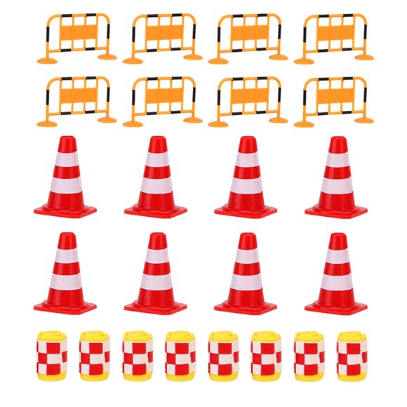 WORGEOUS 24pcs Kids Kids Conos Toy Tráfico Roadblock Toys Juguetes Educativos Juguetes