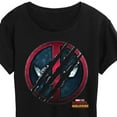 thumbnail image 3 of Marvel Deadpool & Wolverine - Scratch Logo - Women's Short Sleeve Graphic T-Shirt, 3 of 5