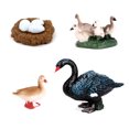 thumbnail image 1 of 1 Set Spade Worm Model Premium Plastic Material Meaningful Insect Figurines Early Educational Growing Models for School Project black swan, 1 of 6