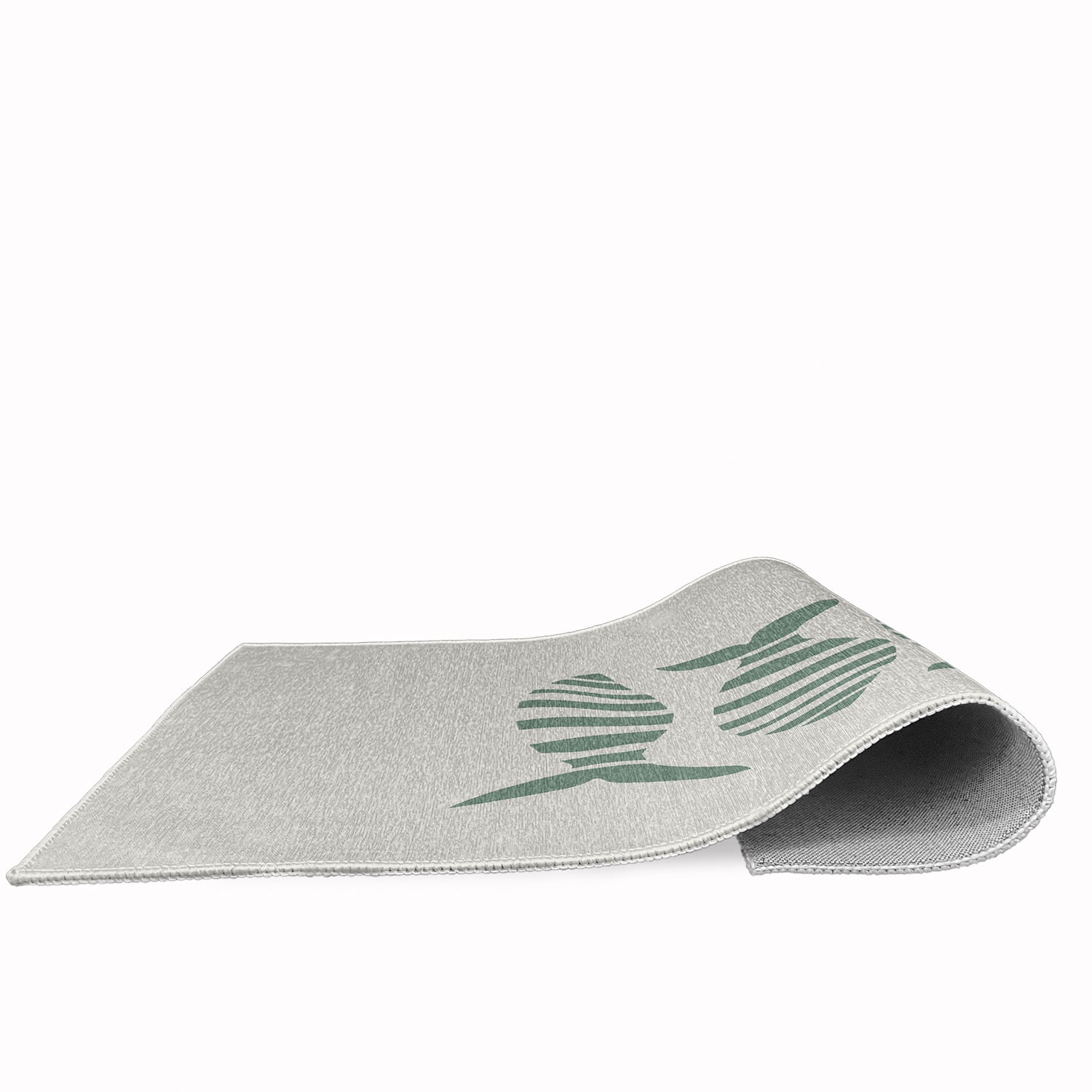 Simply Daisy 3' x 5' Puzzle Fish Nautical Chenille Rug, Sage