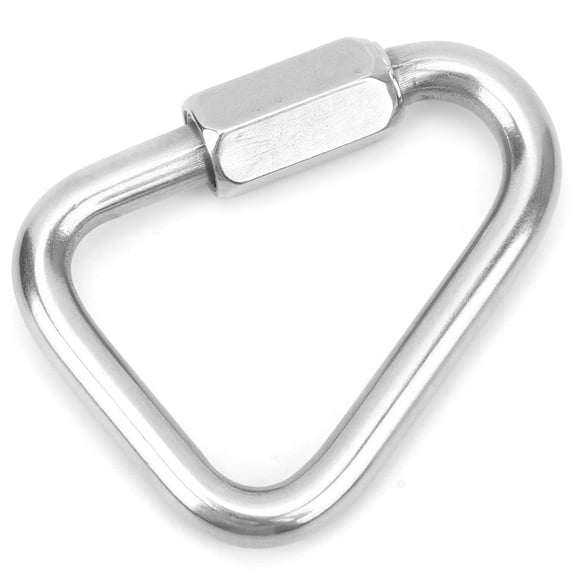 Stainless Steel Chain Connector, Triangular Design, High Load, Portable Link