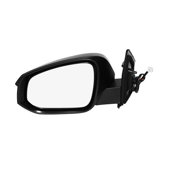 Left Driver Side Mirror, Power Non-Heated Textured Black Manual Folding View Mirror For 2013-2015 Toyota RAV4