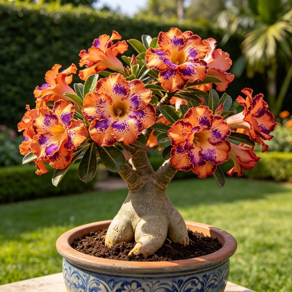 Desert Rose, Rugged Low‑fuss - Effortless Grow - Great for Beds Borders, Flower Pots & Planter Vessels