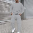 thumbnail image 2 of TIANZEN Men's Casual Solid Color Suit Set Comfortable Slim Fit And Pants Outfit For Business Wedding Party Formal Occasions Boys 3 Colors Suit Mens Wool Dress Suits, 2 of 7
