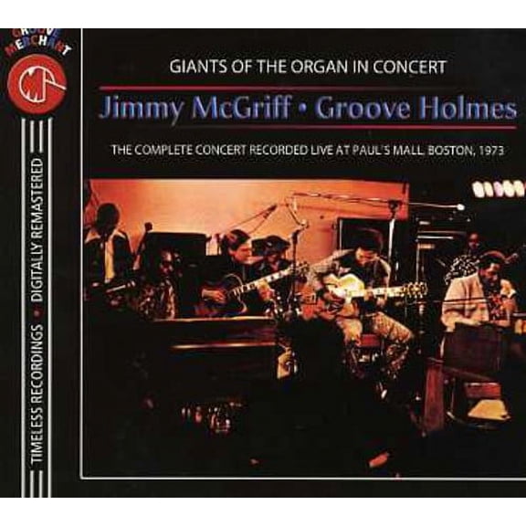 Jimmy McGriff - With Groove Holmes in Concert - Music & Performance - CD