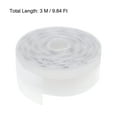 thumbnail image 2 of Uxcell Self Adhesive Weather Stripping Frameless Door Bottom Seal for Doors Clear 25mm x 9.84ft, 2 of 5