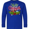 thumbnail image 3 of Inktastic Merry Christmas Long Sleeve Youth T-Shirt, 3 of 5