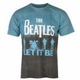 thumbnail image 1 of The Beatles - Camiseta Let It Be Dividido para Adultos Unisex (Azul), 1 of 2