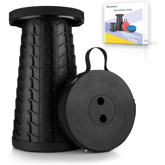 Taburete plegable taburete portátil taburete de camping resistente hasta 181 kg para pesca senderismo barbacoa