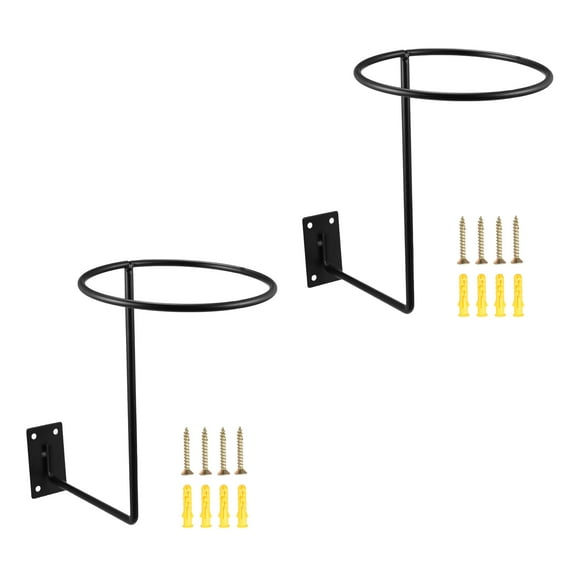 Unique Bargains 2pcs Motorbike Accessories Helmet Holder Dirt Bike Racing Helmet Hanger Helmet Rack Wall Mounted Hook