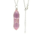 thumbnail image 1 of HOARBOEG Chakra Crystal Pendant Hexagonal Pointed Natural Quartz Stone For Necklace Mother's Day Jewelry, 1 of 1