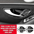 thumbnail image 2 of Ajuste negro de la cubierta del cuenco de la manija de la puerta del coche Compatible con Mercedes Benz C E Glc clase Hy, 2 of 5