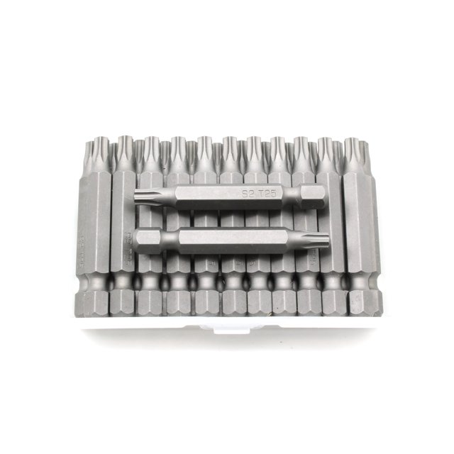 Puntas de inserción para destornillador TEMO T25 Torx, 6 puntos, 50,8 mm