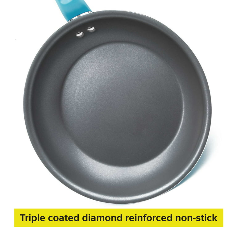 Tasty Ceramic Titanium-Reinforced Non-Stick Cookware Set, Multicolor, 16  Piece 