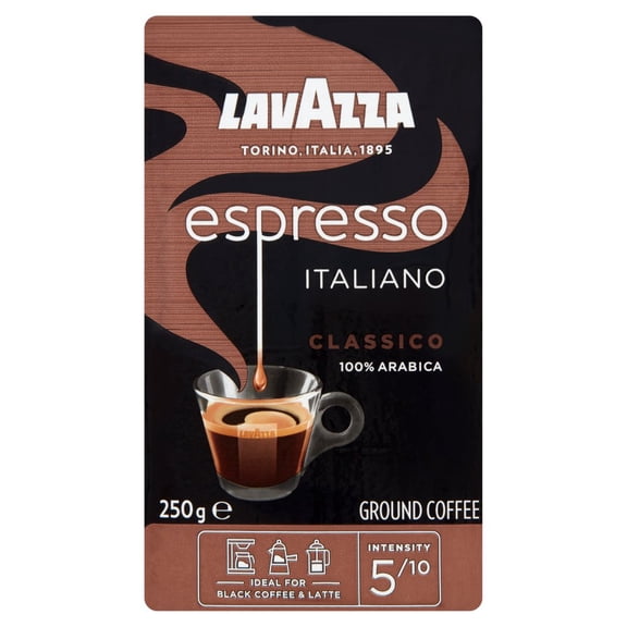 Lavazza Espresso Italiano Classico Ground Coffee 250g (pack of 6)