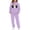 X192 Light Purple, variant on Glisme Girls Outfit Set Graphic Print Long Sleeve Hooded Tops With Pants Outfit Halloween Casual Girls Set Size 2-3 Years Black