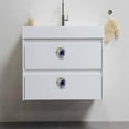 thumbnail image 3 of Set of 6 Blue Bell Ceramic Cabinet Knobs by Perilla Home, 3 of 5