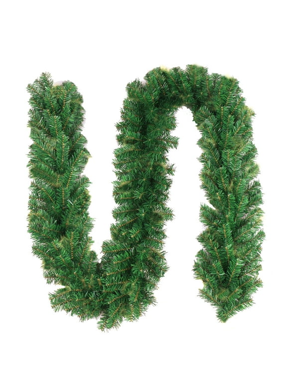 Flocked Christmas Garlands in Christmas Garlands