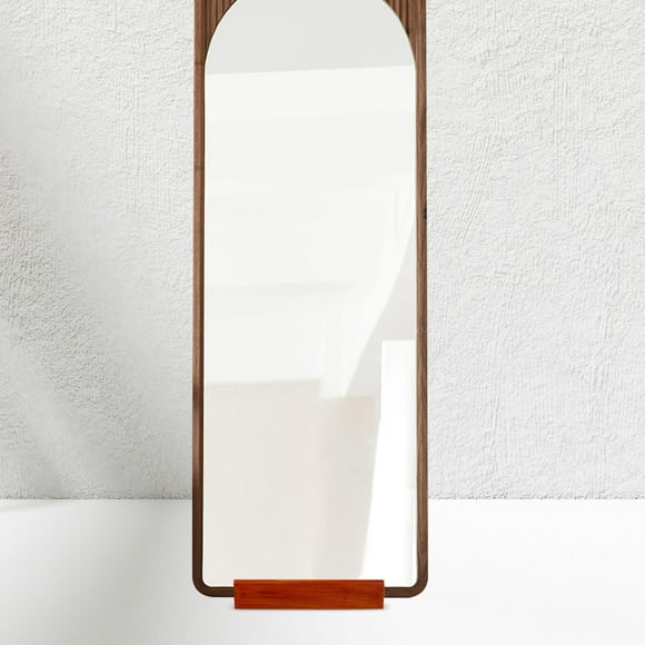 Minkissy 1Pack Wood Floor Mirror Stand with Anti-Skid Support for Home