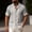 c01Gray, variant on LNWUY Men's Guayabera Shirt Short Sleeve Lapel Button Down Casual T-Shirt Pattern Printed Beach Vacation Clothes Summer Tops White XXL