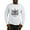 Ash Gray, variant on - Psi Upsilon Black And White Crest Long Sleeve T Shirt - Unisex Cotton Long Sleeve T-Shirt